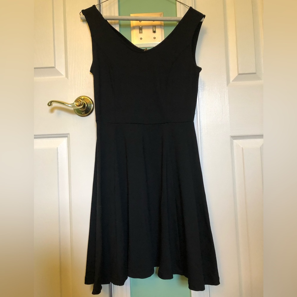 Cynthia Rowley black A line dress, size small